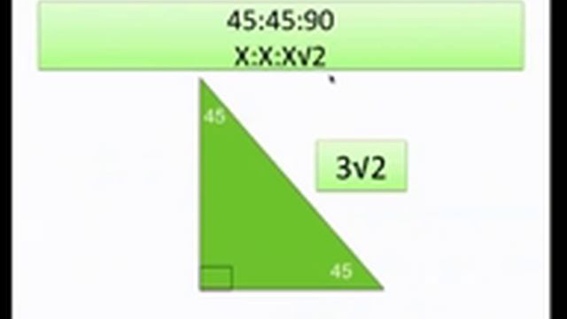 How to solve the Right Isosceles triangle? 45-45-90 смотреть онлайн