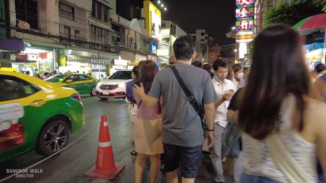 Bangkok Night street "There are many people in Chinatown" - 2022 Thailand 4K Travel Vlog смотреть онлайн