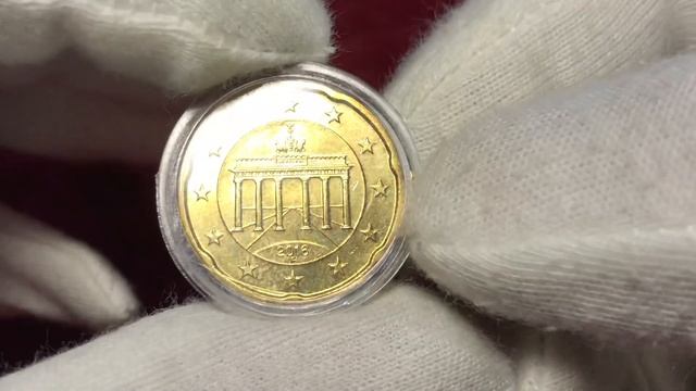20 euro cent 2016 Germany coins mint F circulation 46080000 pieces смотреть онлайн