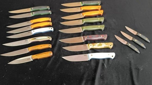 Ножи в наличии, Цельнометаллические фултанги, из сталей Vg-10,N690,Elmax