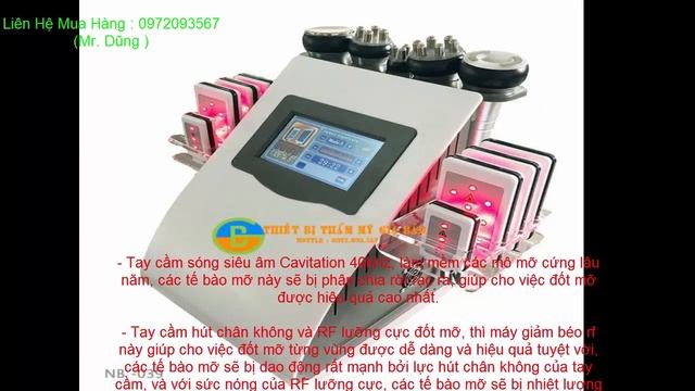 Máy Giảm Béo Cavitation Lipo RF Slimming Laser NB039 - Máy Thẩm Mỹ Spa Gia Bảo смотреть онлайн