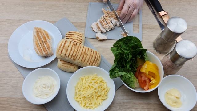 Chicken Sandwich Recipe | Chicken Recipe | Tefal OptiGrill | Easy Quick Recipe | AR Quick Meals смотреть онлайн