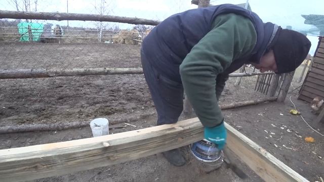 Все ради любимой женщины. Делаю курятник как ДОМ. Сделал Бетонную стену в каркасном доме. смотреть онлайн