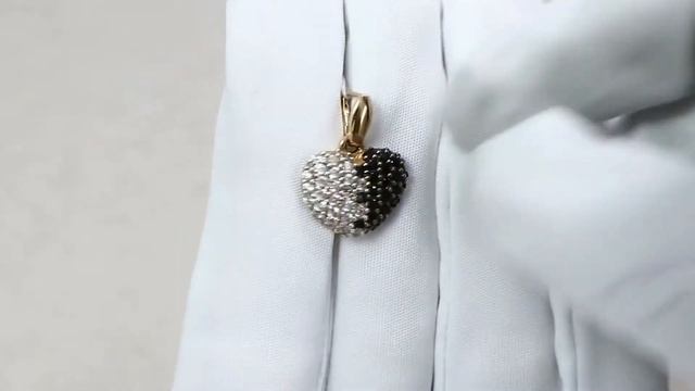 Золотая подвеска Красносельский ювелир с фианитом РП1289 смотреть онлайн