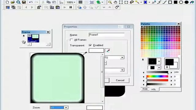 How to set-up image transparency in GraphicsGale смотреть онлайн