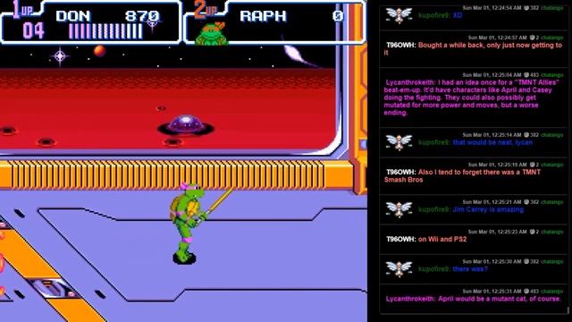 Teenage Mutant Ninja Turtles IV - Turtles in Time (SNES) - 02 - Shredder TV смотреть онлайн