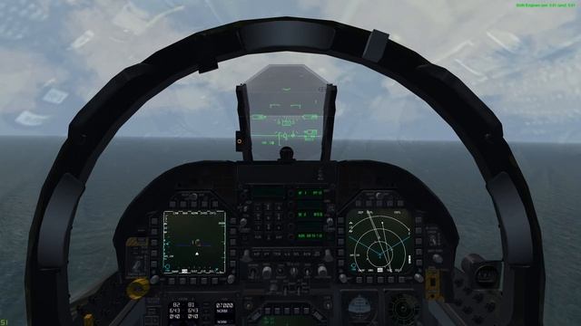 Falcon BMS: NAVAL OPS: MISSION 24. F/A-18 CASE I Recovery. Посадка на авианосец в ПМУ. смотреть онлайн