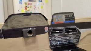 Вот как я делал bmw m5 f90 из картона для подписчика.