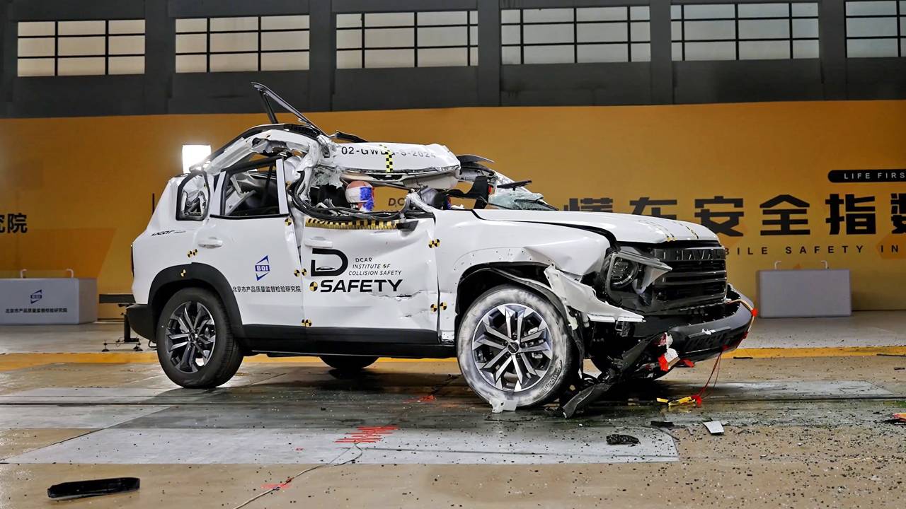 Краш-тест нового Haval Dargo X 2024 от DCAR IOCS на CarMaps.Ru смотреть онлайн