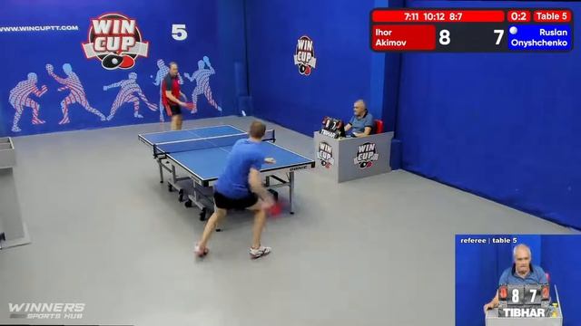 15:00 Акимов Игорь 2-3 Онищенко Руслан стол 5 ЮГ-4 05.06.22 смотреть онлайн