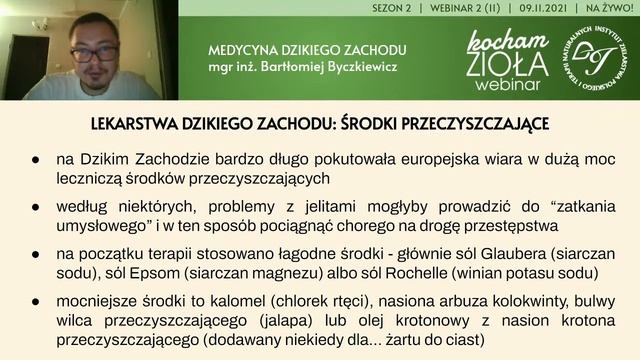 Medycyna Dzikiego Zachodu - Kocham Zioła Webinar смотреть онлайн