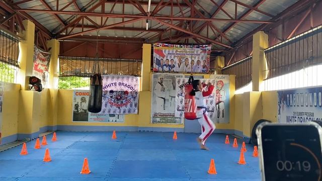 Angela Miley Sangalang BlueBelt WhiteDragon Taekwondo смотреть онлайн