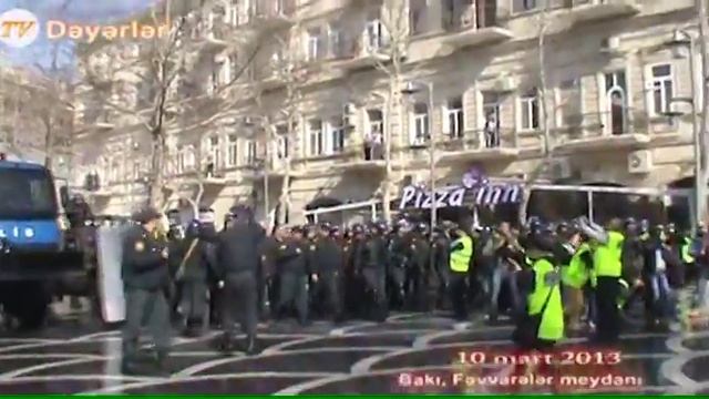 10 March 2013 Protest in Baku / 10 mart aksiyası - 3 смотреть онлайн