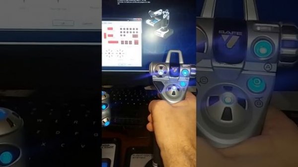 X52 Saitek - Rudder and other Axis Clean Repair Tips - Followup - Cleaned Stick Axis Demonsration