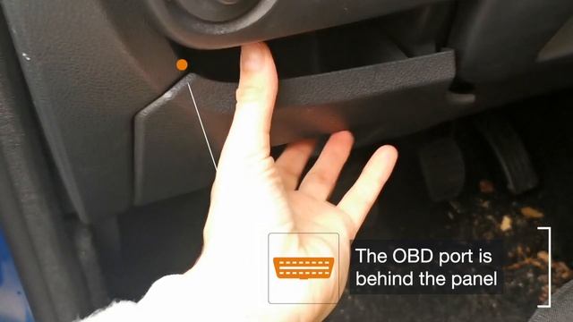 Where is the OBD2 port in my Dacia Dokker (2012-2020) смотреть онлайн