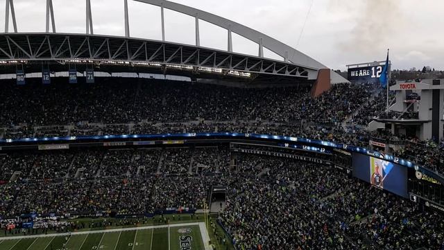 Seahawks raising the 12 man flag смотреть онлайн