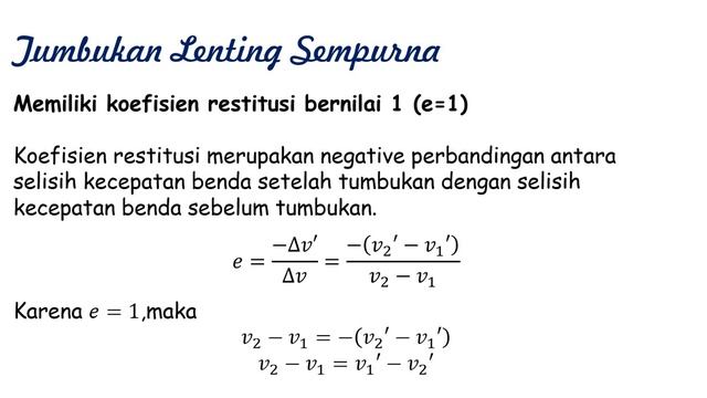 Belajar Fisika - Momentum, Impuls, dan Tumbukan #2 смотреть онлайн