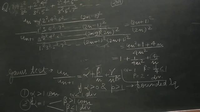 DeMorgan's Test , Bertrand 's test and Gauss 's test смотреть онлайн