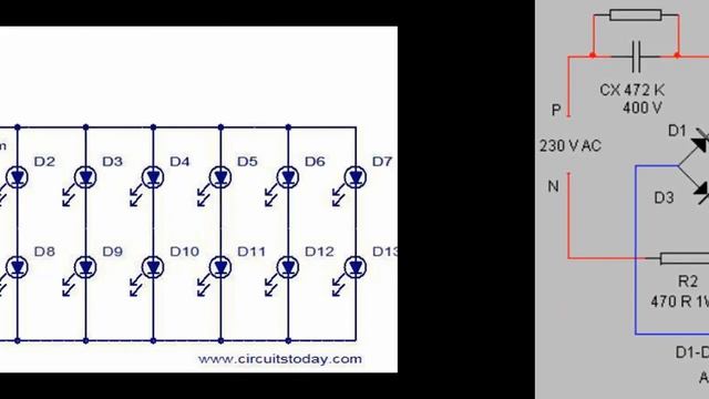 Led Home Night Lamp Circuits - 01 смотреть онлайн