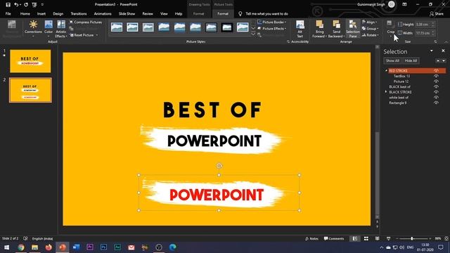 Paint Stroke Animation Effect in PowerPoint смотреть онлайн