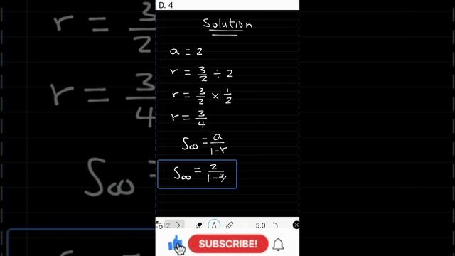 SUM TO INFINITY @mathematicssolutioncenter9778 смотреть онлайн