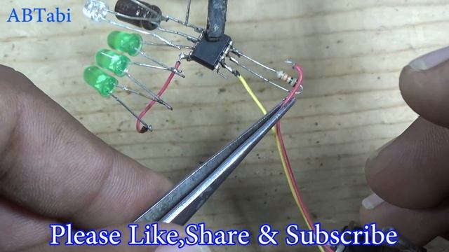 How to make Adjustable Led flasher use ne555 timer ic, diy flasher P3 смотреть онлайн