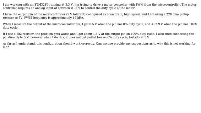 3.3V to 5V PWM level shifting - ARM microcontroller смотреть онлайн