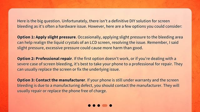 Understanding and Fixing a Phone Screen Bleed смотреть онлайн