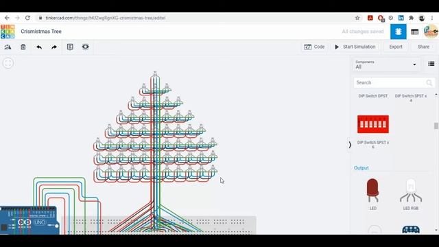 Decorate your Christmas tree with RGB LED using Arduino. Christmas tree automation project for kids смотреть онлайн