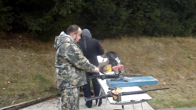 Пристрел Webley & Scott WS 812 Inertia смотреть онлайн