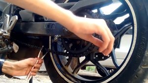 Bajaj pulsar NS200 chain cleaning || Lube, Motul, WD-40