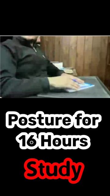 16 Hours पढ़ने का तरीका 😳💥Right Body Posture For Long Time Study | Nishant Jindal #shorts #shortvide смотреть онлайн