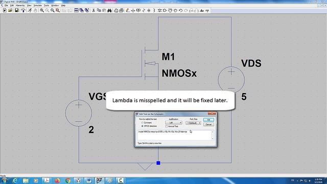 PSPICE Simulation using LTSPICE- NMOS Voltage-Current Characteristics Curve смотреть онлайн