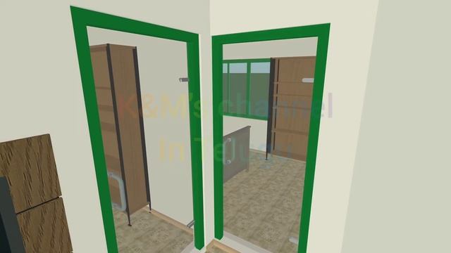20×32ft House plan//640 Sqft House plan//2bhk in 1.5 cent//20×32 ft East face House plan//In Telugu смотреть онлайн