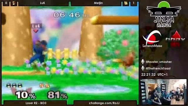RoJ #1 - Loser R2 - Meljin (Fox) vs. LuK (Cpt.Falcon) смотреть онлайн
