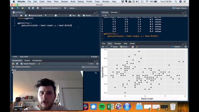Guide to ggplot Colors: Static vs. Mapped Colors смотреть онлайн