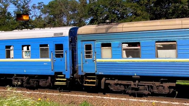 ЧС4-091 с поездом №146 Измаил - Киев смотреть онлайн