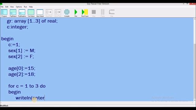 How to: Use Arrays in Pascal смотреть онлайн