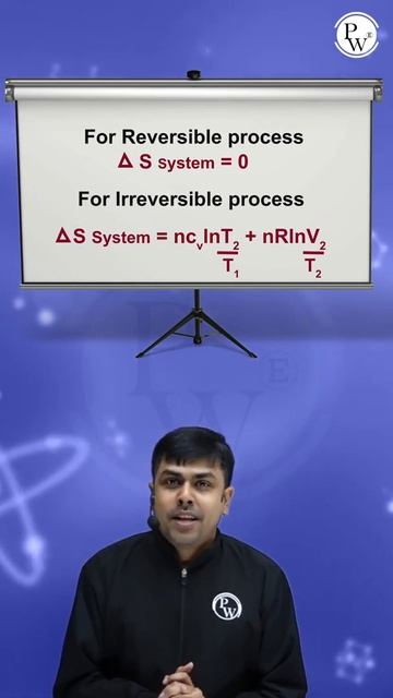#ConceptChamkega | Entropy Calculation of Adiabatic Process | Physics Wallah #Shorts смотреть онлайн