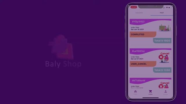 Baly Shop online Food, Grocery and Restaurant, E-Commerce shopping mobile app смотреть онлайн