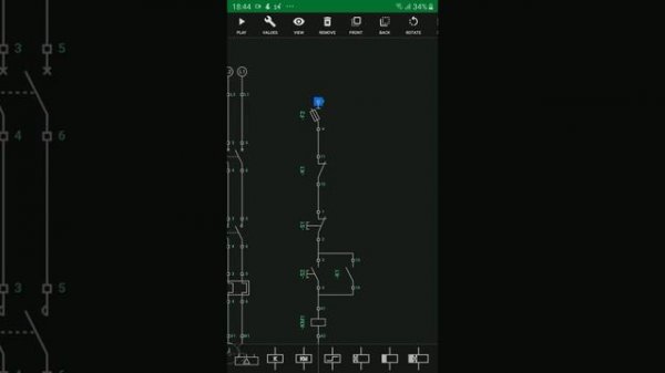 Simurelay аппликэйшнээр хийсэн схем ,симуляци 1
