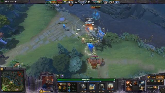 Dota 2 Sven Тащит (Сказание о Свене) смотреть онлайн