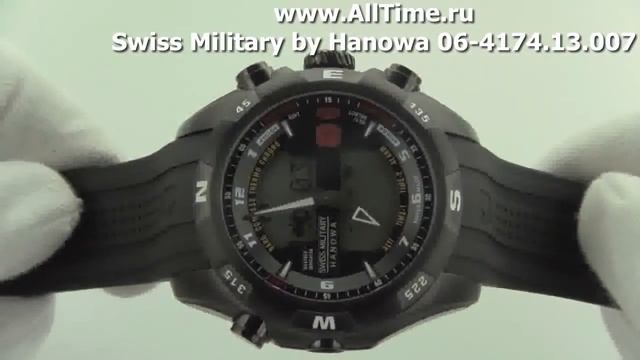 Мужские наручные швейцарские часы Swiss Military 06-4174.13.007 смотреть онлайн