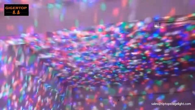 Disco Led Magic Ball Light Mini Size 6x3W Single Color Laser Effect Party Club DMX/Auto KTV Light смотреть онлайн