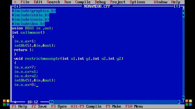 moving cursor in c language смотреть онлайн