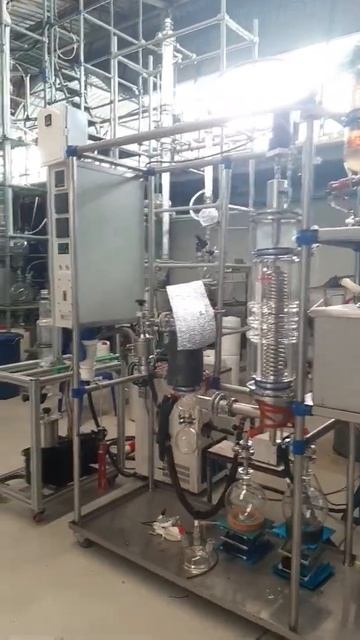 Short Path Distillation / Molecular Distillation Unit // Biorefinery plant. смотреть онлайн