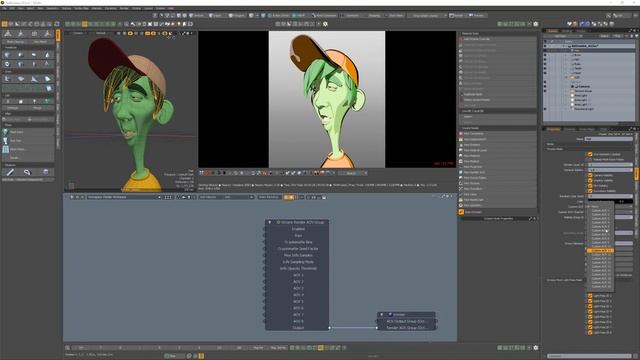 Modo _ Octane Render_ Item Alpha Output смотреть онлайн