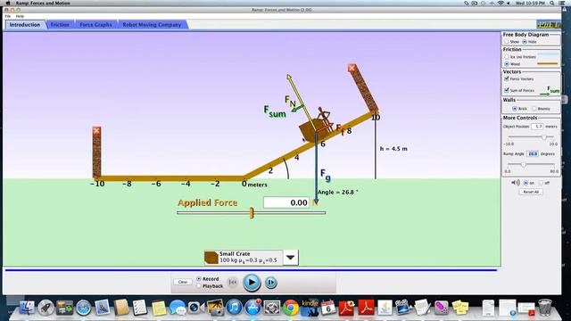 Ramp: Forces and Motion Simulation смотреть онлайн