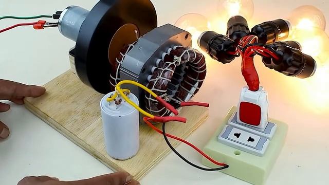 High Efficiency AC 220V Electricity Free Energy Generator 12000W Transformer Capacitor United Power смотреть онлайн