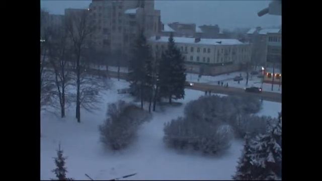 зима из окна смотреть онлайн